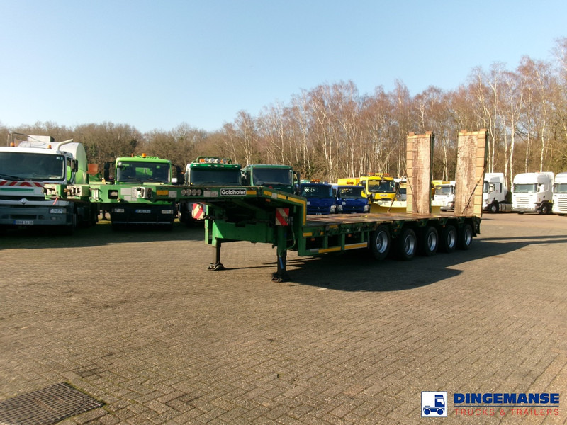 Goldhofer 5-axle semi-lowbed trailer 80 t ext. - Низькорамна платформа напівпричіп: фото 1 Goldhofer 5-axle semi-lowbed trailer 80 t ext. - Низькорамна платформа напівпричіп: фото 1