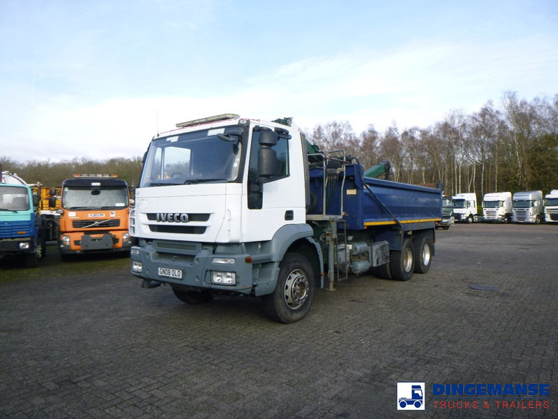 Iveco AD260T33 6X4 RHD tipper + HMF crane - Вантажівка з маніпулятором: фото 5 Iveco AD260T33 6X4 RHD tipper + HMF crane - Вантажівка з маніпулятором: фото 5