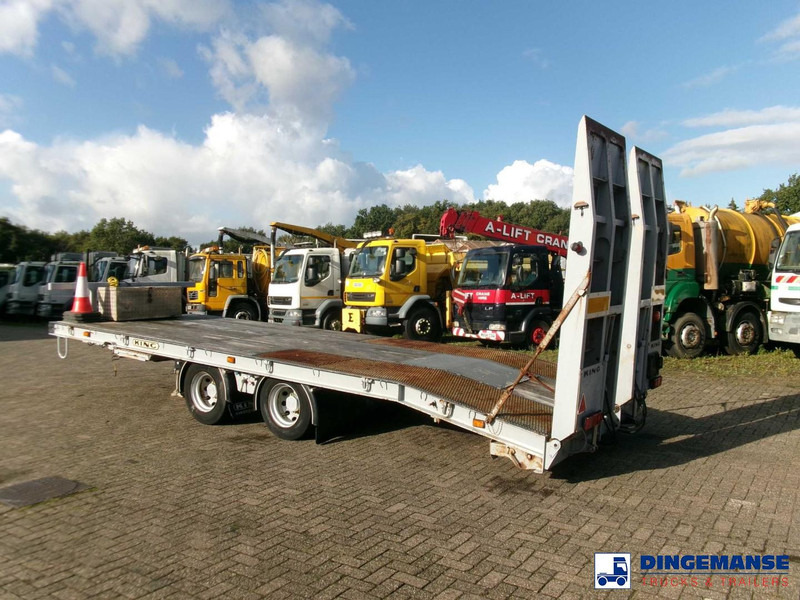 KING 2-axle platform drawbar trailer 14t + ramps - Бортовий причіп/ Платформа: фото 3 KING 2-axle platform drawbar trailer 14t + ramps - Бортовий причіп/ Платформа: фото 3