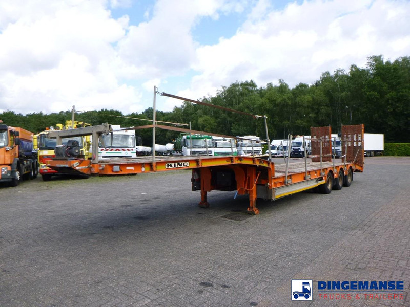 KING 3-axle semi-lowbed trailer 44T + ramps - Низькорамна платформа напівпричіп: фото 1 KING 3-axle semi-lowbed trailer 44T + ramps - Низькорамна платформа напівпричіп: фото 1