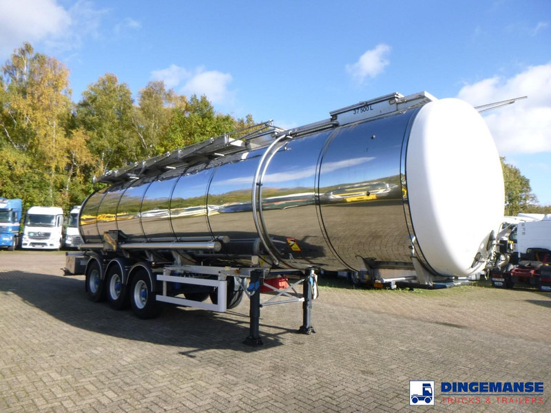 LAG Chemical tank inox 37.5 m3 / 1 comp - Напівпричіп цистерна: фото 2 LAG Chemical tank inox 37.5 m3 / 1 comp - Напівпричіп цистерна: фото 2