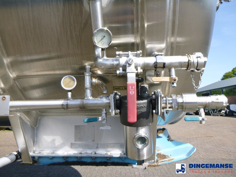 Напівпричіп цистерна Magyar Chemical tank inox 40.5 m3 / 3 comp: фото 7