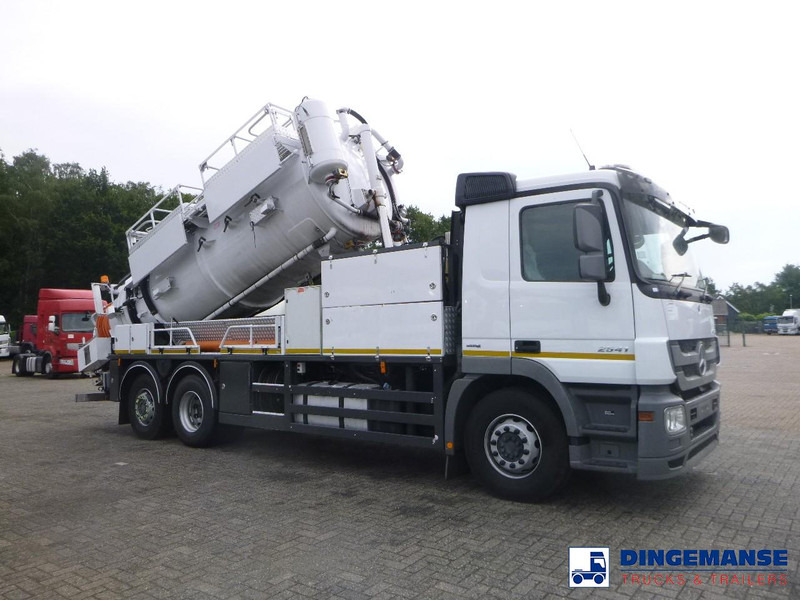 Mercedes-Benz Actros 2541 6x2 RHD E5 Huwer vacuum tank / hydrocureur 12 m3 - Асенізатори: фото 2 Mercedes-Benz Actros 2541 6x2 RHD E5 Huwer vacuum tank / hydrocureur 12 m3 - Асенізатори: фото 2