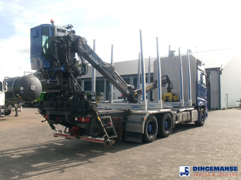 Mercedes-Benz Actros 2663 6x4 Euro 6 loglift F96 crane timber truck - Лісовоз, Вантажівка з маніпулятором: фото 4 Mercedes-Benz Actros 2663 6x4 Euro 6 loglift F96 crane timber truck - Лісовоз, Вантажівка з маніпулятором: фото 4