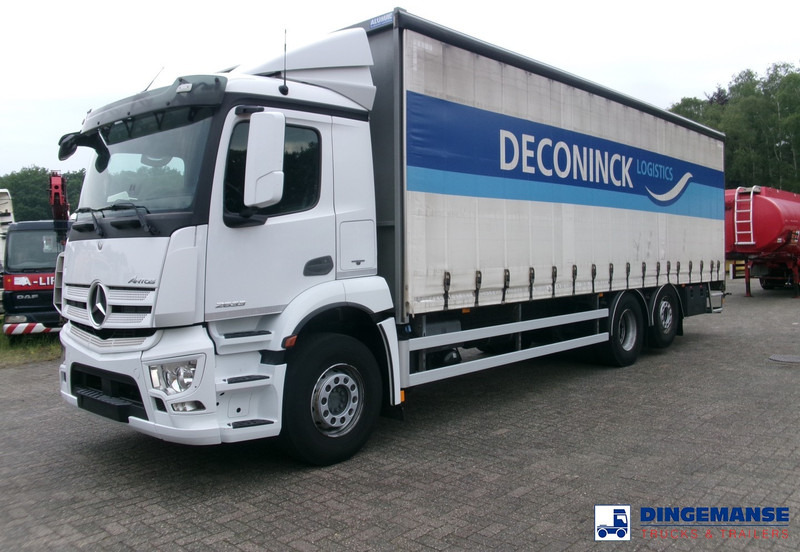 Mercedes-Benz Antos 2533L 6x2 Euro 6 curtain sider - Тентована вантажівка: фото 1 Mercedes-Benz Antos 2533L 6x2 Euro 6 curtain sider - Тентована вантажівка: фото 1