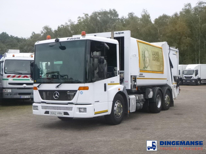 Mercedes-Benz Econic 2629 6x2 RHD Faun Variopress refuse truck - Сміттєвози: фото 1 Mercedes-Benz Econic 2629 6x2 RHD Faun Variopress refuse truck - Сміттєвози: фото 1