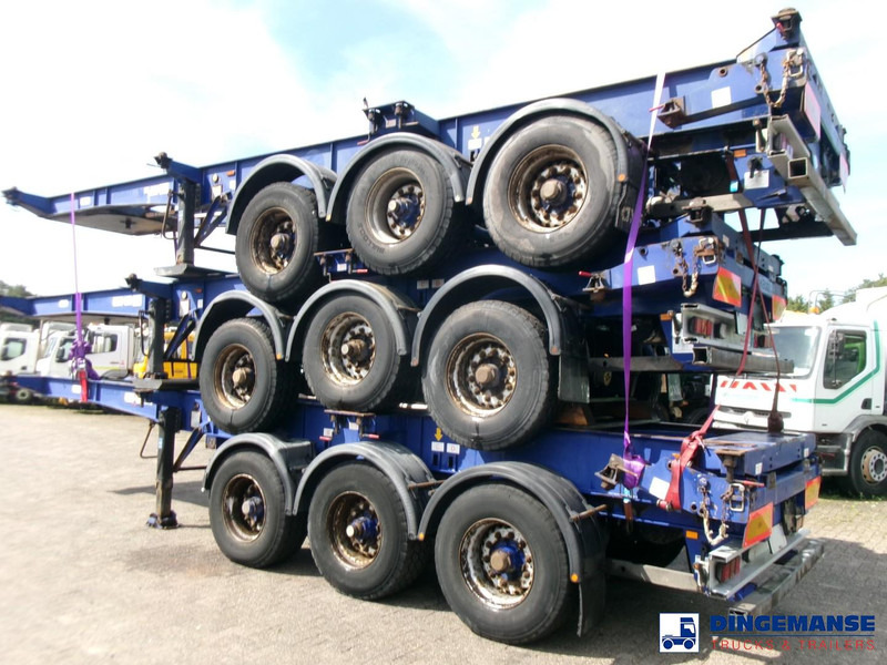 Montracon Stack - 3 x container chassis 20-30-40-45 ft - Контейнеровоз/ Змінний кузов напівпричіп: фото 4 Montracon Stack - 3 x container chassis 20-30-40-45 ft - Контейнеровоз/ Змінний кузов напівпричіп: фото 4