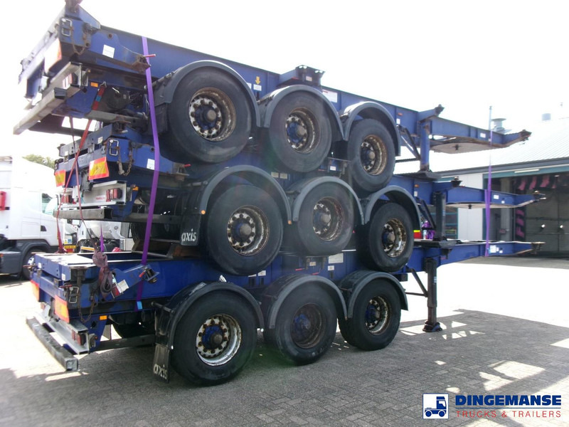 Montracon Stack - 3 x container chassis 20-30-40-45 ft - Контейнеровоз/ Змінний кузов напівпричіп: фото 3 Montracon Stack - 3 x container chassis 20-30-40-45 ft - Контейнеровоз/ Змінний кузов напівпричіп: фото 3