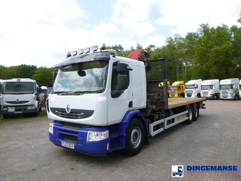 Renault Premium 380 dxi 6x2 RHD + HMF 2620-K4 - Вантажівка з маніпулятором: фото 1 Renault Premium 380 dxi 6x2 RHD + HMF 2620-K4 - Вантажівка з маніпулятором: фото 1