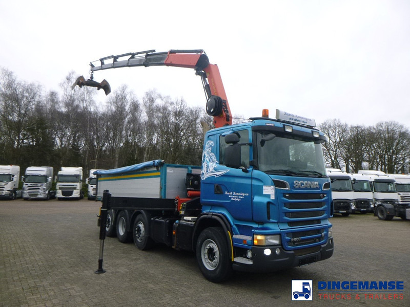 Scania R 500 8X2 tipper + Palfinger PK27001 EHD - Вантажівка з маніпулятором: фото 2 Scania R 500 8X2 tipper + Palfinger PK27001 EHD - Вантажівка з маніпулятором: фото 2