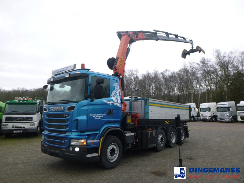 Scania R 500 8X2 tipper + Palfinger PK27001 EHD - Вантажівка з маніпулятором: фото 1 Scania R 500 8X2 tipper + Palfinger PK27001 EHD - Вантажівка з маніпулятором: фото 1