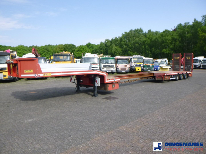 TURBO'S HOET 3-axle semi-lowbed trailer 39 t + ramps - Низькорамна платформа напівпричіп: фото 1 TURBO'S HOET 3-axle semi-lowbed trailer 39 t + ramps - Низькорамна платформа напівпричіп: фото 1