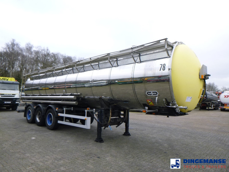 Van Hool Chemical tank inox 30 m3 / 1 comp - Напівпричіп цистерна: фото 2 Van Hool Chemical tank inox 30 m3 / 1 comp - Напівпричіп цистерна: фото 2
