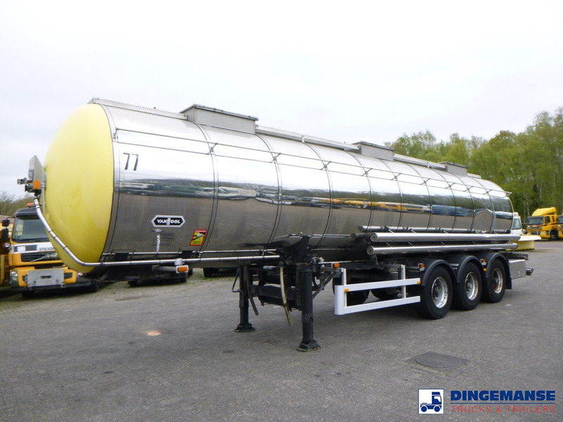 Van Hool Chemical tank inox 30 m3 / 1 comp - Напівпричіп цистерна: фото 1 Van Hool Chemical tank inox 30 m3 / 1 comp - Напівпричіп цистерна: фото 1