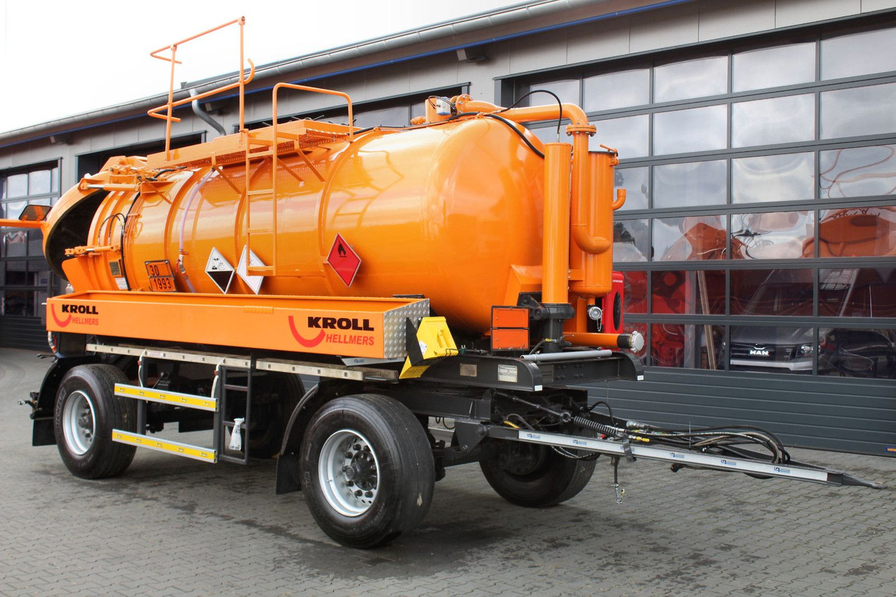 Kutschke 10m³ Kipper Saug u.Druck INOX +ADR/GGVS - Причіп цистерна: фото 1 Kutschke 10m³ Kipper Saug u.Druck INOX +ADR/GGVS - Причіп цистерна: фото 1