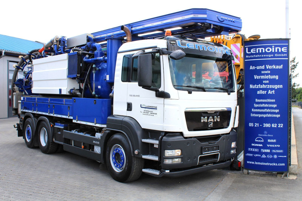 MAN TGS 28.440 6x2 Kroll 14,5m³ W-Rückgewinner KOMBI - Асенізатори: фото 1 MAN TGS 28.440 6x2 Kroll 14,5m³ W-Rückgewinner KOMBI - Асенізатори: фото 1