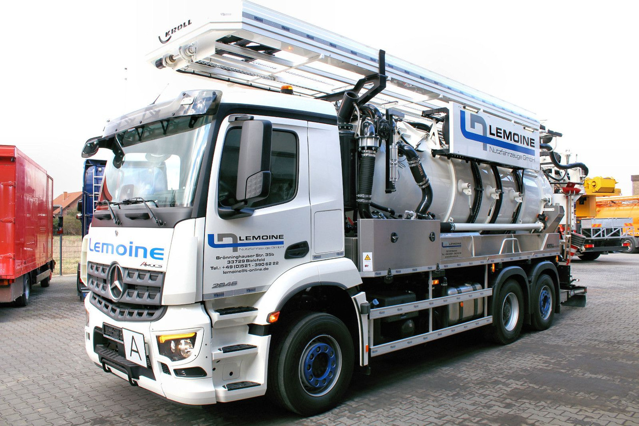 Mercedes-Benz AROCS 2546 6x2 Kroll 14m³ WRG Wasserrückgewinner - Асенізатори: фото 3 Mercedes-Benz AROCS 2546 6x2 Kroll 14m³ WRG Wasserrückgewinner - Асенізатори: фото 3