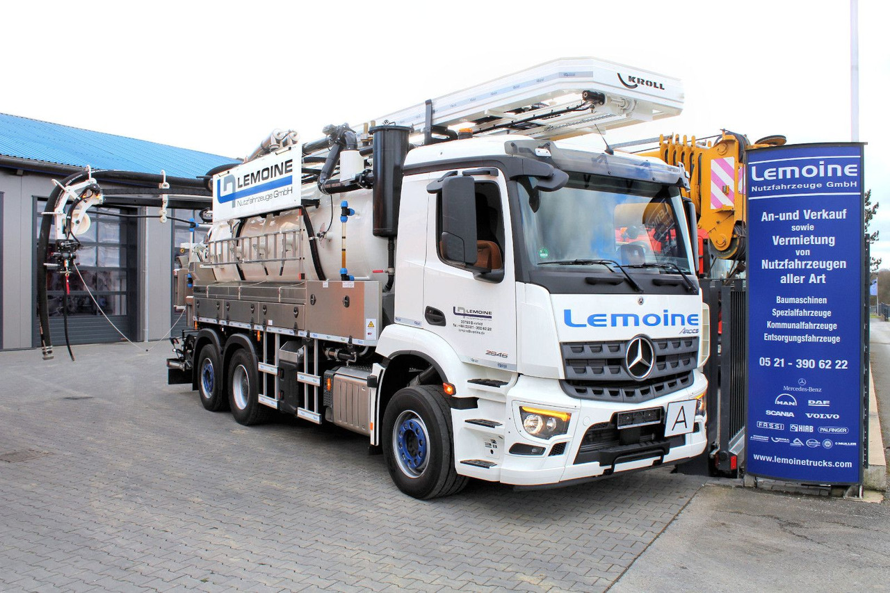 Mercedes-Benz AROCS 2546 6x2 Kroll 14m³ WRG Wasserrückgewinner - Асенізатори: фото 1 Mercedes-Benz AROCS 2546 6x2 Kroll 14m³ WRG Wasserrückgewinner - Асенізатори: фото 1