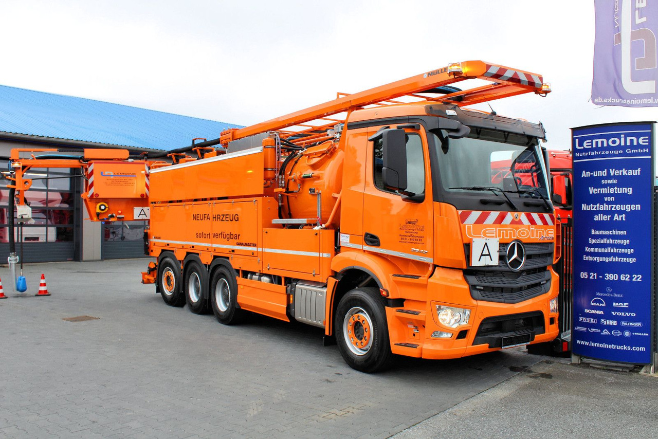 Mercedes-Benz Arocs 3551 8x4 Müller 16mCanalmaster F160EWA WRG - Асенізатори: фото 1 Mercedes-Benz Arocs 3551 8x4 Müller 16mCanalmaster F160EWA WRG - Асенізатори: фото 1