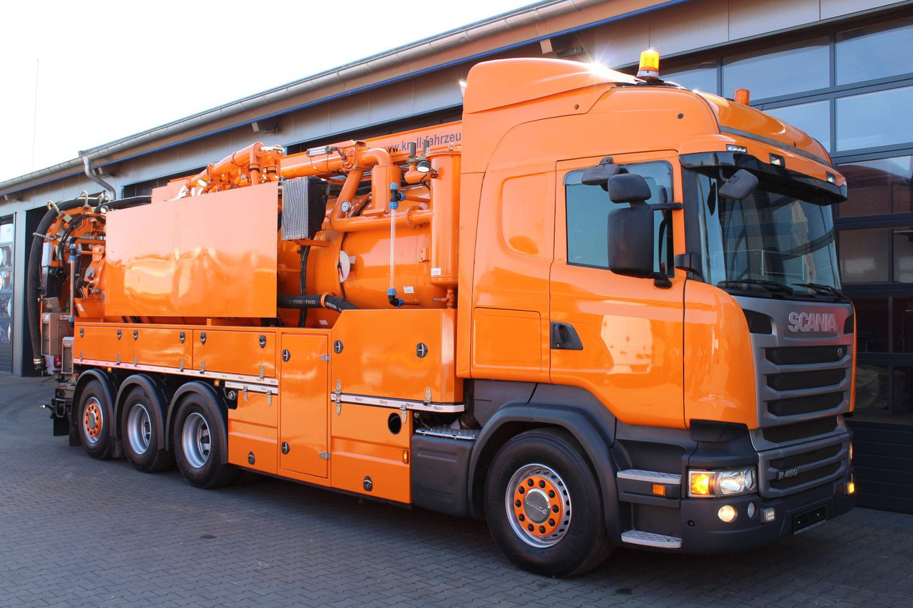 Scania R450 8x4 Kroll 19m³ Wasserrückgewinner Kombi-HD - Асенізатори: фото 2 Scania R450 8x4 Kroll 19m³ Wasserrückgewinner Kombi-HD - Асенізатори: фото 2