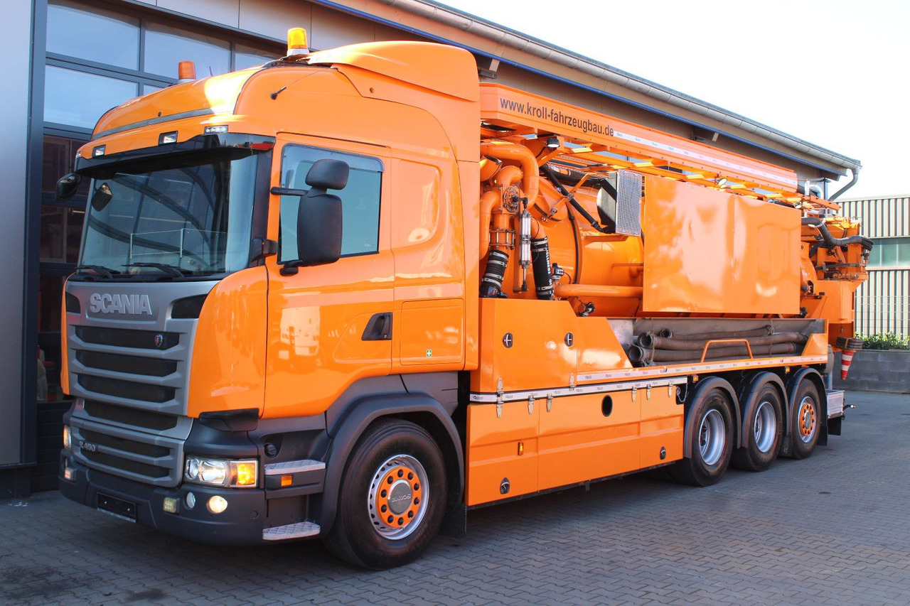 Scania R450 8x4 Kroll 19m³ Wasserrückgewinner Kombi-HD - Асенізатори: фото 4 Scania R450 8x4 Kroll 19m³ Wasserrückgewinner Kombi-HD - Асенізатори: фото 4