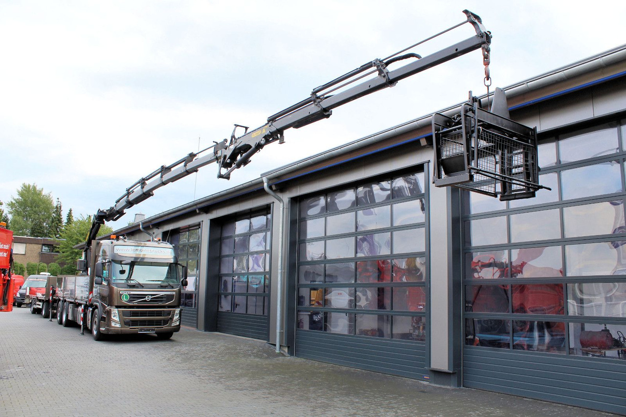 Volvo FM 420 6x2 Container-Pritsche+Kran PK 34.002+JIB - Бортова вантажівка/ Платформа, Вантажівка з маніпулятором: фото 1 Volvo FM 420 6x2 Container-Pritsche+Kran PK 34.002+JIB - Бортова вантажівка/ Платформа, Вантажівка з маніпулятором: фото 1