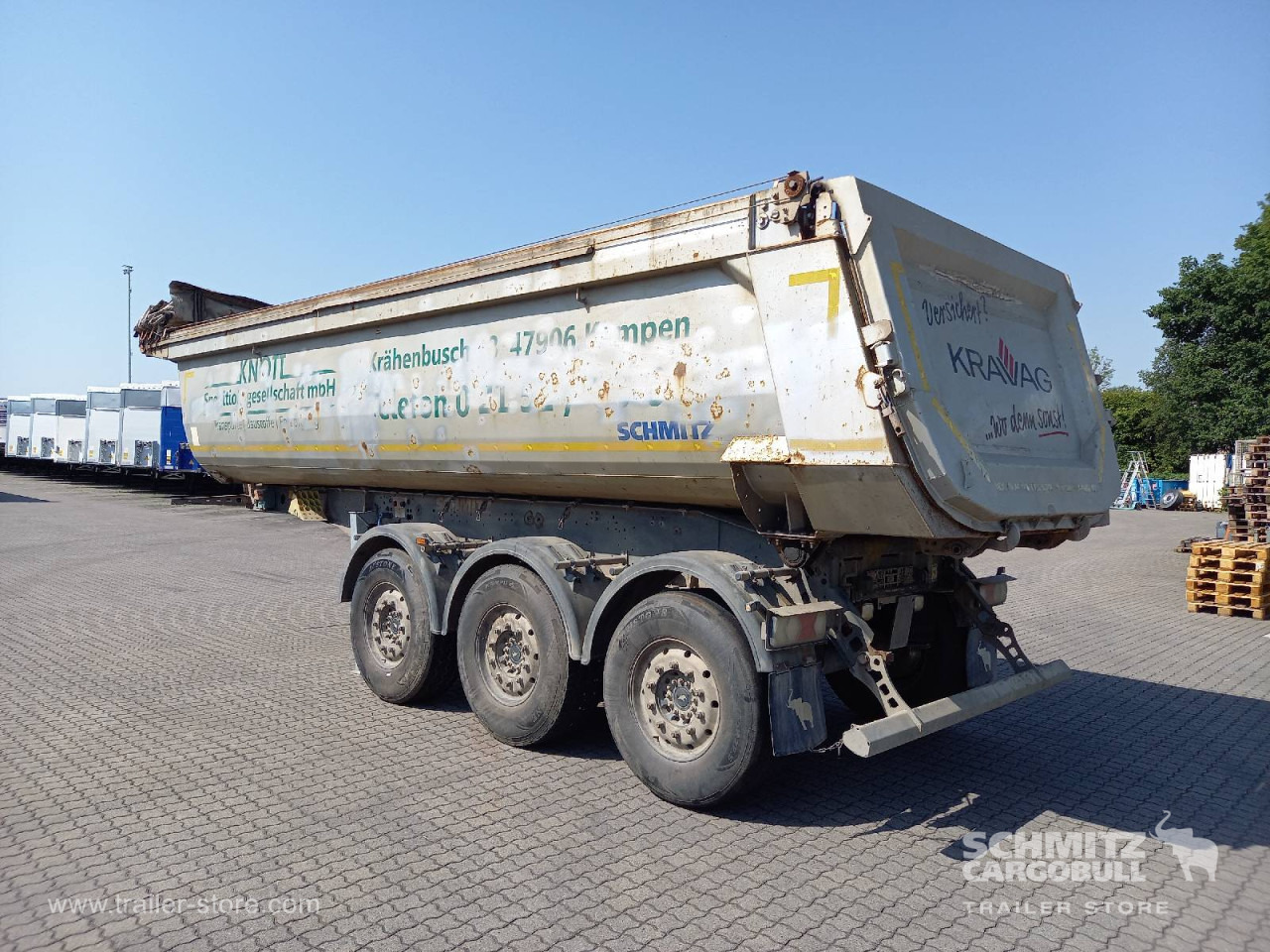 SCHMITZ Auflieger Kipper Stahlrundmulde 25m³ - Самоскид напівпричіп: фото 5 SCHMITZ Auflieger Kipper Stahlrundmulde 25m³ - Самоскид напівпричіп: фото 5