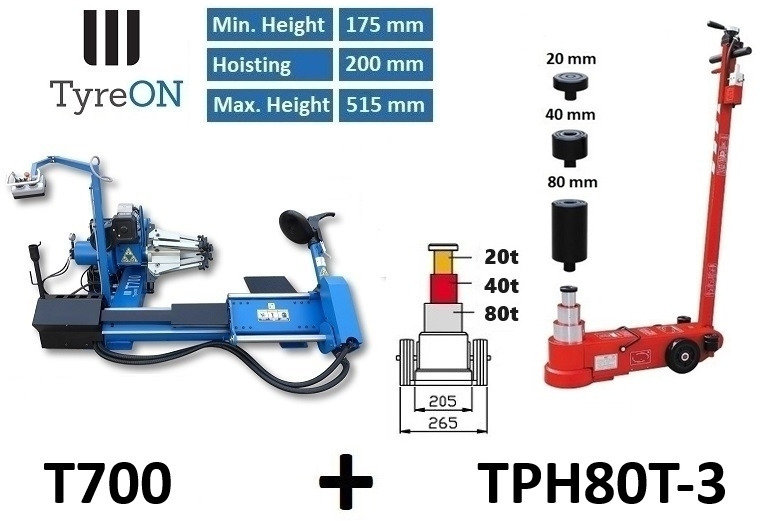 T700 + TPH80T-3 - Обладнання для гаражів/ Майстерень: фото 1 T700 + TPH80T-3 - Обладнання для гаражів/ Майстерень: фото 1