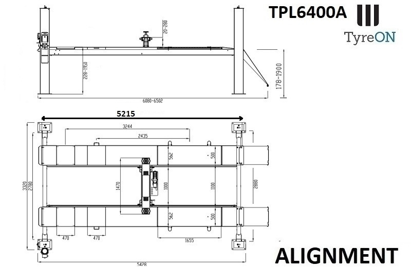 TPL6400A 4 post alignment lift - 5,2 m runways - 6.4T - Обладнання для гаражів/ Майстерень: фото 3 TPL6400A 4 post alignment lift - 5,2 m runways - 6.4T - Обладнання для гаражів/ Майстерень: фото 3
