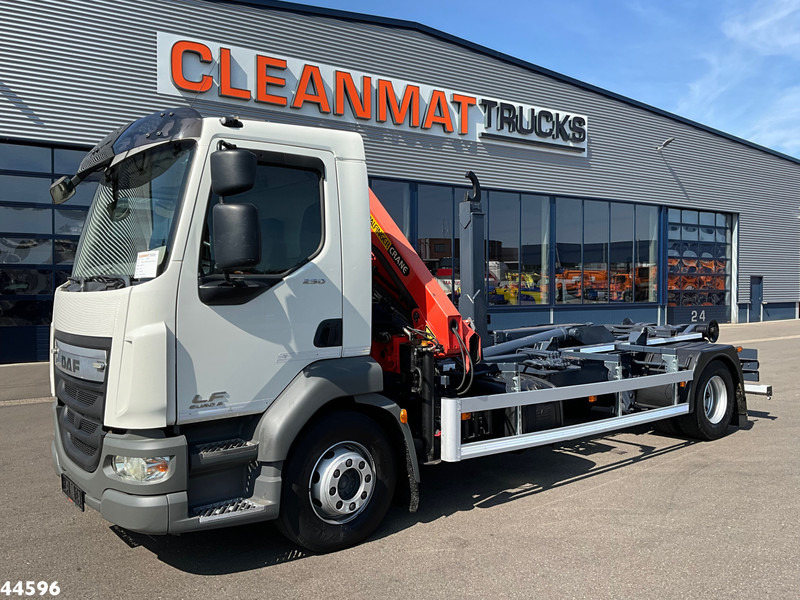 DAF FA LF 250 Euro 6 Palfinger 6,5 Tonmeter laadkraan - Гаковий мультиліфт вантажівка, Вантажівка з маніпулятором: фото 2 DAF FA LF 250 Euro 6 Palfinger 6,5 Tonmeter laadkraan - Гаковий мультиліфт вантажівка, Вантажівка з маніпулятором: фото 2