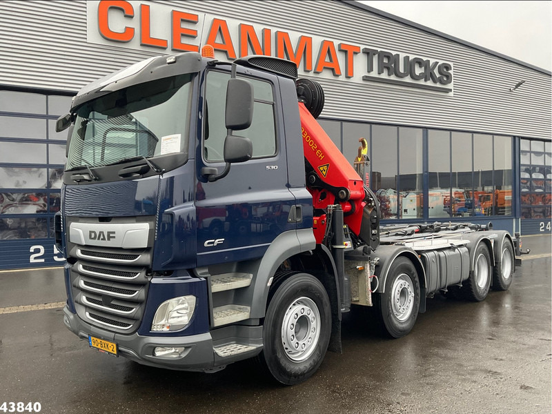 DAF FAD CF 530 8x4 Euro 6 Palfinger 33 Tonmeter laadkraan - Гаковий мультиліфт вантажівка, Вантажівка з маніпулятором: фото 2 DAF FAD CF 530 8x4 Euro 6 Palfinger 33 Tonmeter laadkraan - Гаковий мультиліфт вантажівка, Вантажівка з маніпулятором: фото 2