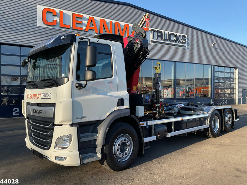 DAF FAN CF 340 Euro 6 HMF 18 Tonmeter laadkraan met lier Just 45.802 km! - Гаковий мультиліфт вантажівка, Вантажівка з маніпулятором: фото 3 DAF FAN CF 340 Euro 6 HMF 18 Tonmeter laadkraan met lier Just 45.802 km! - Гаковий мультиліфт вантажівка, Вантажівка з маніпулятором: фото 3