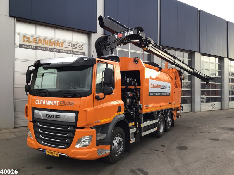 DAF FAN CF 340 Hiab 21 Tonmeter laadkraan - Сміттєвози: фото 1 DAF FAN CF 340 Hiab 21 Tonmeter laadkraan - Сміттєвози: фото 1