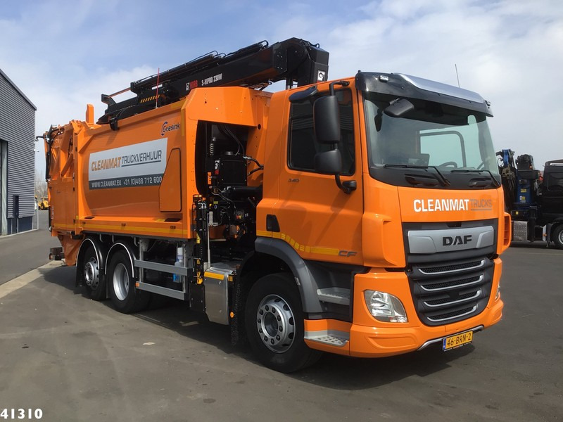 Сміттєвози DAF FAN CF 340 Hiab 23 ton/meter laadkraan: фото 12
