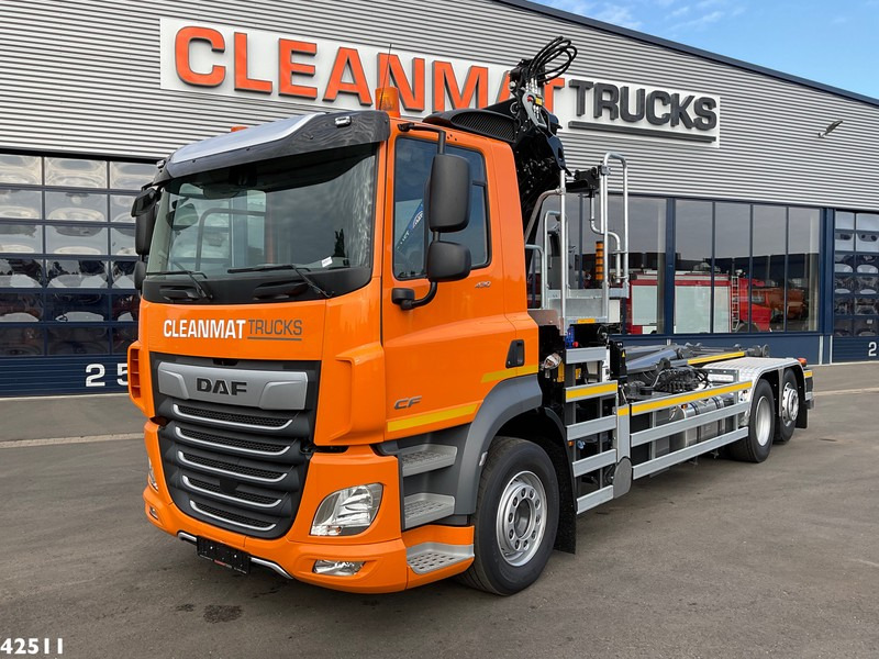 DAF FAN CF 430 HMF 23 Tonmeter laadkraan - Гаковий мультиліфт вантажівка, Вантажівка з маніпулятором: фото 2 DAF FAN CF 430 HMF 23 Tonmeter laadkraan - Гаковий мультиліфт вантажівка, Вантажівка з маніпулятором: фото 2