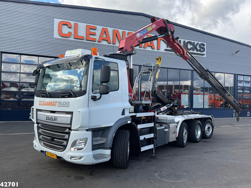 DAF FAQ CF 400 8x2 Euro 6 HMF 21 Tonmeter laadkraan - Гаковий мультиліфт вантажівка, Вантажівка з маніпулятором: фото 1 DAF FAQ CF 400 8x2 Euro 6 HMF 21 Tonmeter laadkraan - Гаковий мультиліфт вантажівка, Вантажівка з маніпулятором: фото 1