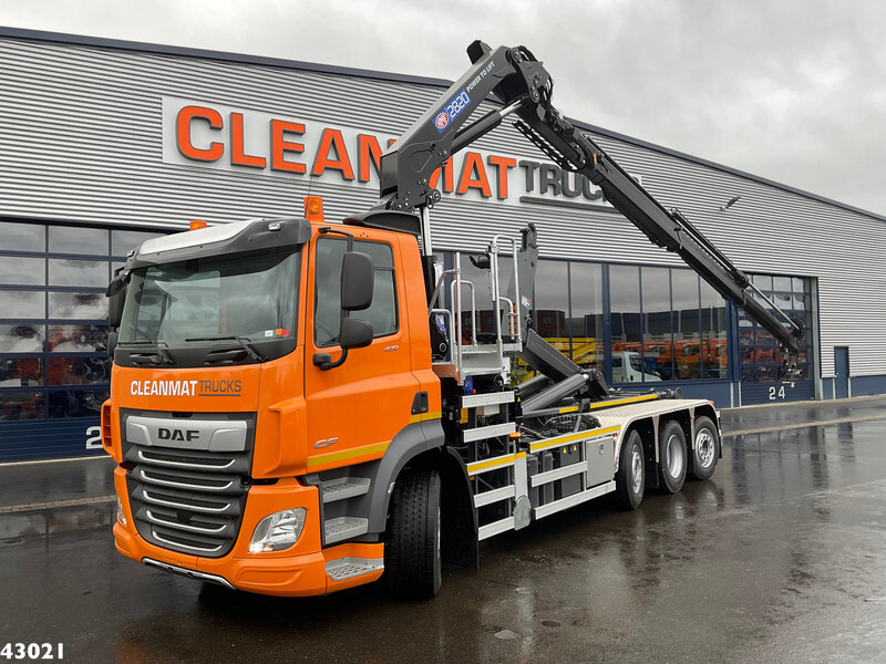 DAF FAQ CF 430 HMF 28 Tonmeter laadkraan - Гаковий мультиліфт вантажівка, Вантажівка з маніпулятором: фото 1 DAF FAQ CF 430 HMF 28 Tonmeter laadkraan - Гаковий мультиліфт вантажівка, Вантажівка з маніпулятором: фото 1