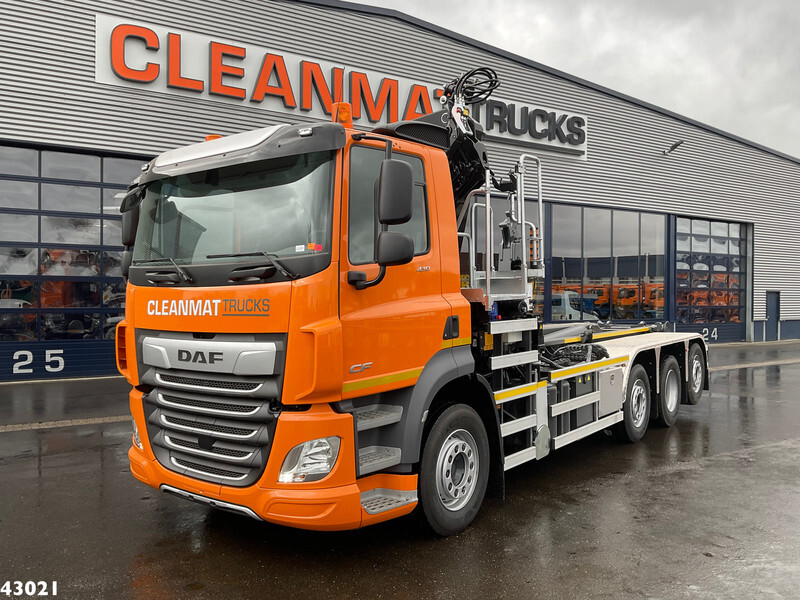 DAF FAQ CF 430 HMF 28 Tonmeter laadkraan - Гаковий мультиліфт вантажівка, Вантажівка з маніпулятором: фото 2 DAF FAQ CF 430 HMF 28 Tonmeter laadkraan - Гаковий мультиліфт вантажівка, Вантажівка з маніпулятором: фото 2