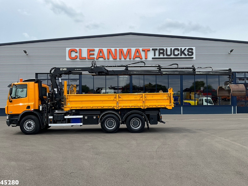 DAF FAT 75 CF 340 6x4 Manual Full steel Hiab 16 Tonmeter laadkraan - Самоскид вантажівка, Вантажівка з маніпулятором: фото 4 DAF FAT 75 CF 340 6x4 Manual Full steel Hiab 16 Tonmeter laadkraan - Самоскид вантажівка, Вантажівка з маніпулятором: фото 4