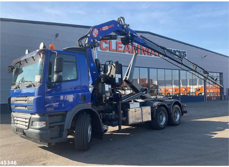 DAF FAT 85 CF 360 6x4 PM 25 Tonmeter laadkraan - Гаковий мультиліфт вантажівка, Вантажівка з маніпулятором: фото 1 DAF FAT 85 CF 360 6x4 PM 25 Tonmeter laadkraan - Гаковий мультиліфт вантажівка, Вантажівка з маніпулятором: фото 1