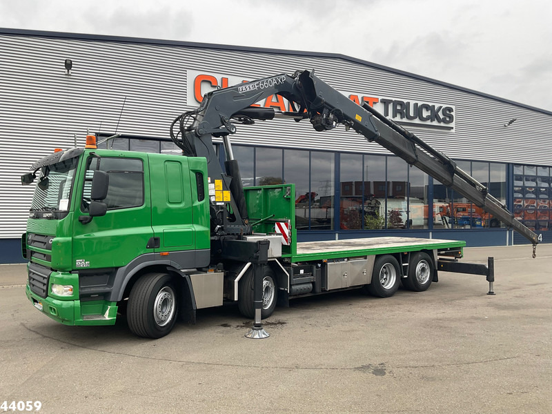 DAF FAX 85 CF 410 Euro 5 Fassi 66 Tonmeter laadkraan - Вантажівка з маніпулятором: фото 1 DAF FAX 85 CF 410 Euro 5 Fassi 66 Tonmeter laadkraan - Вантажівка з маніпулятором: фото 1