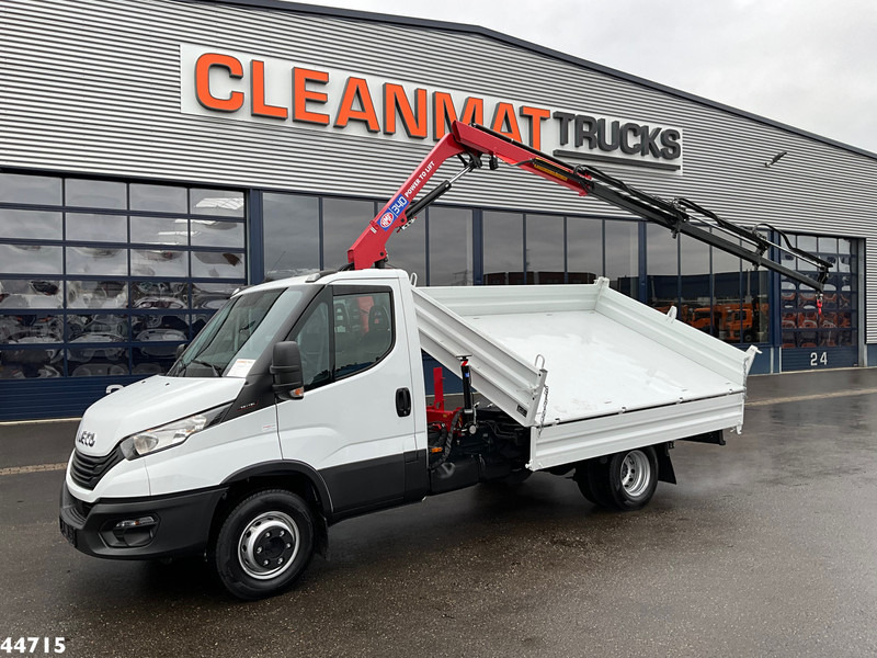 Iveco Daily 72C18 HMF laadkraan 3,4 Tonmeter laadkraan + Meiller 3-zijdige kipper New & Unused!! - Самоскид вантажівка: фото 2 Iveco Daily 72C18 HMF laadkraan 3,4 Tonmeter laadkraan + Meiller 3-zijdige kipper New & Unused!! - Самоскид вантажівка: фото 2