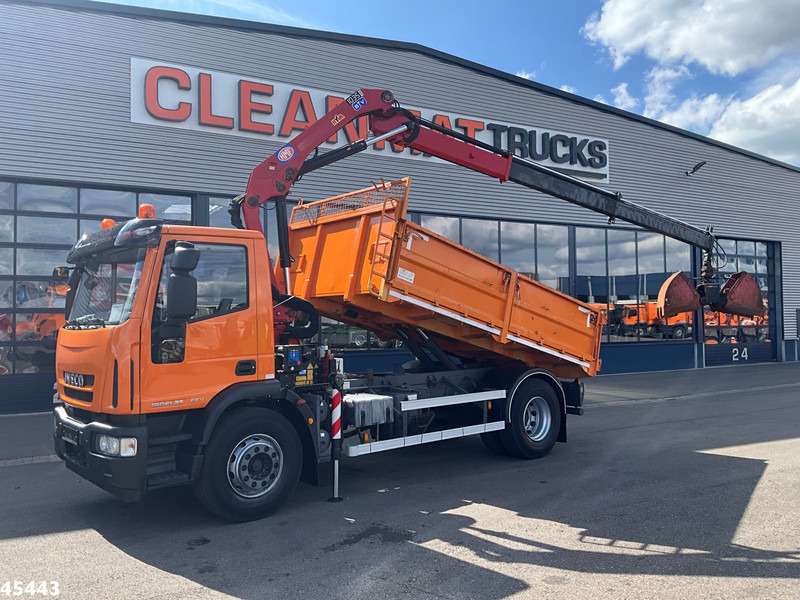 Iveco ML190EL25 HMF 10 Tonmeter laadkraan Just 73.307 km! - Самоскид вантажівка, Вантажівка з маніпулятором: фото 1 Iveco ML190EL25 HMF 10 Tonmeter laadkraan Just 73.307 km! - Самоскид вантажівка, Вантажівка з маніпулятором: фото 1