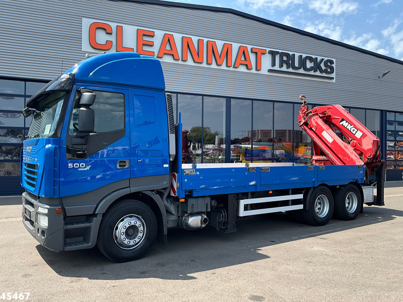 Iveco Stralis 500 6x4 MKG 54 Tonmeter laadkraan - Бортова вантажівка/ Платформа, Вантажівка з маніпулятором: фото 4 Iveco Stralis 500 6x4 MKG 54 Tonmeter laadkraan - Бортова вантажівка/ Платформа, Вантажівка з маніпулятором: фото 4