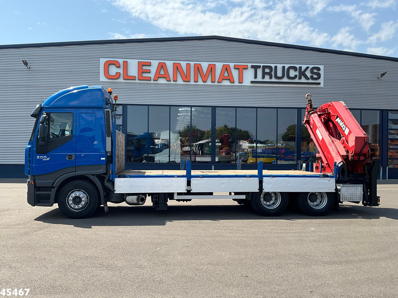 Iveco Stralis 500 6x4 MKG 54 Tonmeter laadkraan - Бортова вантажівка/ Платформа, Вантажівка з маніпулятором: фото 3 Iveco Stralis 500 6x4 MKG 54 Tonmeter laadkraan - Бортова вантажівка/ Платформа, Вантажівка з маніпулятором: фото 3