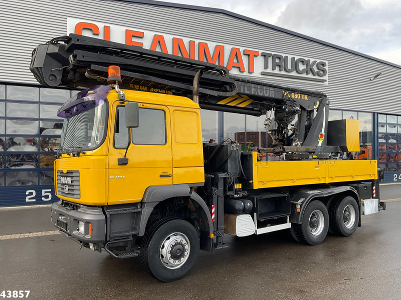 MAN F2000 6x6 Full Steel Manual Palfinger 68 Meter Dachdecker kran Just 54.133 km! - Вантажівка з маніпулятором: фото 2 MAN F2000 6x6 Full Steel Manual Palfinger 68 Meter Dachdecker kran Just 54.133 km! - Вантажівка з маніпулятором: фото 2