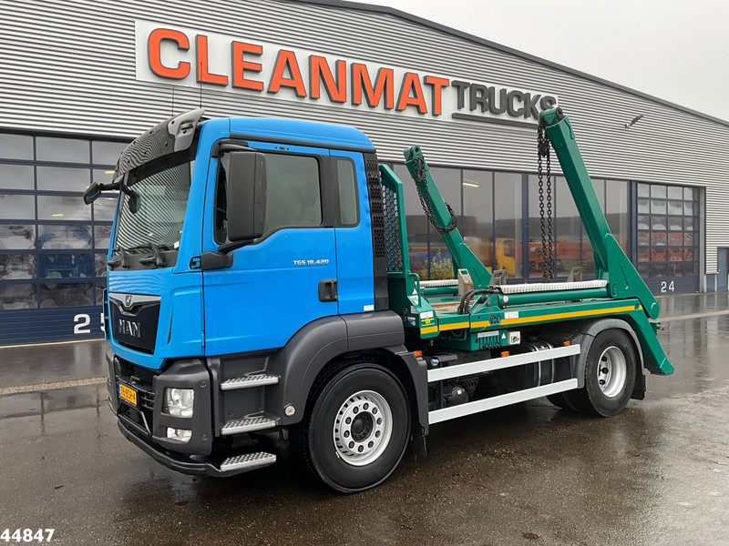 MAN TGS 18.420 Euro 6 Retarder VDL 13 Ton portaalarmsysteem - Скіповий навантажувач вантажівка: фото 1 MAN TGS 18.420 Euro 6 Retarder VDL 13 Ton portaalarmsysteem - Скіповий навантажувач вантажівка: фото 1