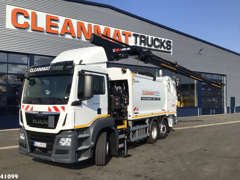 MAN TGS 26.360 Hiab 23 ton/meter laadkraan - Сміттєвози: фото 1 MAN TGS 26.360 Hiab 23 ton/meter laadkraan - Сміттєвози: фото 1