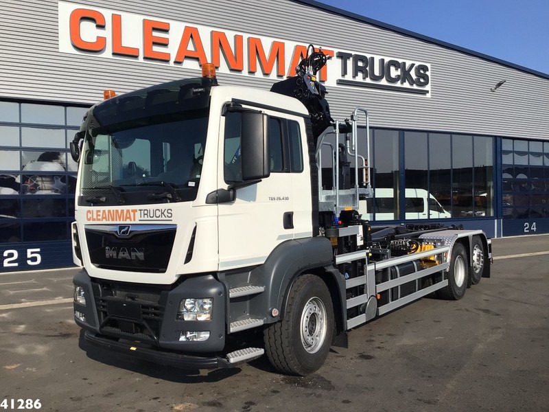 MAN TGS 26.430 HMF 23 ton/meter laadkraan - Гаковий мультиліфт вантажівка, Вантажівка з маніпулятором: фото 5 MAN TGS 26.430 HMF 23 ton/meter laadkraan - Гаковий мультиліфт вантажівка, Вантажівка з маніпулятором: фото 5