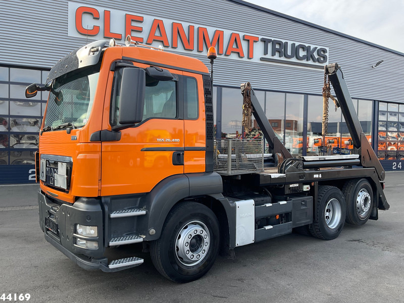 MAN TGS 26.480 VDL 18 Ton portaalarmsysteem - Скіповий навантажувач вантажівка: фото 2 MAN TGS 26.480 VDL 18 Ton portaalarmsysteem - Скіповий навантажувач вантажівка: фото 2